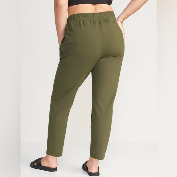 NWT! Arboretum Green High-Waisted Powersoft Coze Edition Slim Taper Pants 🌸 - Picture 4 of 6